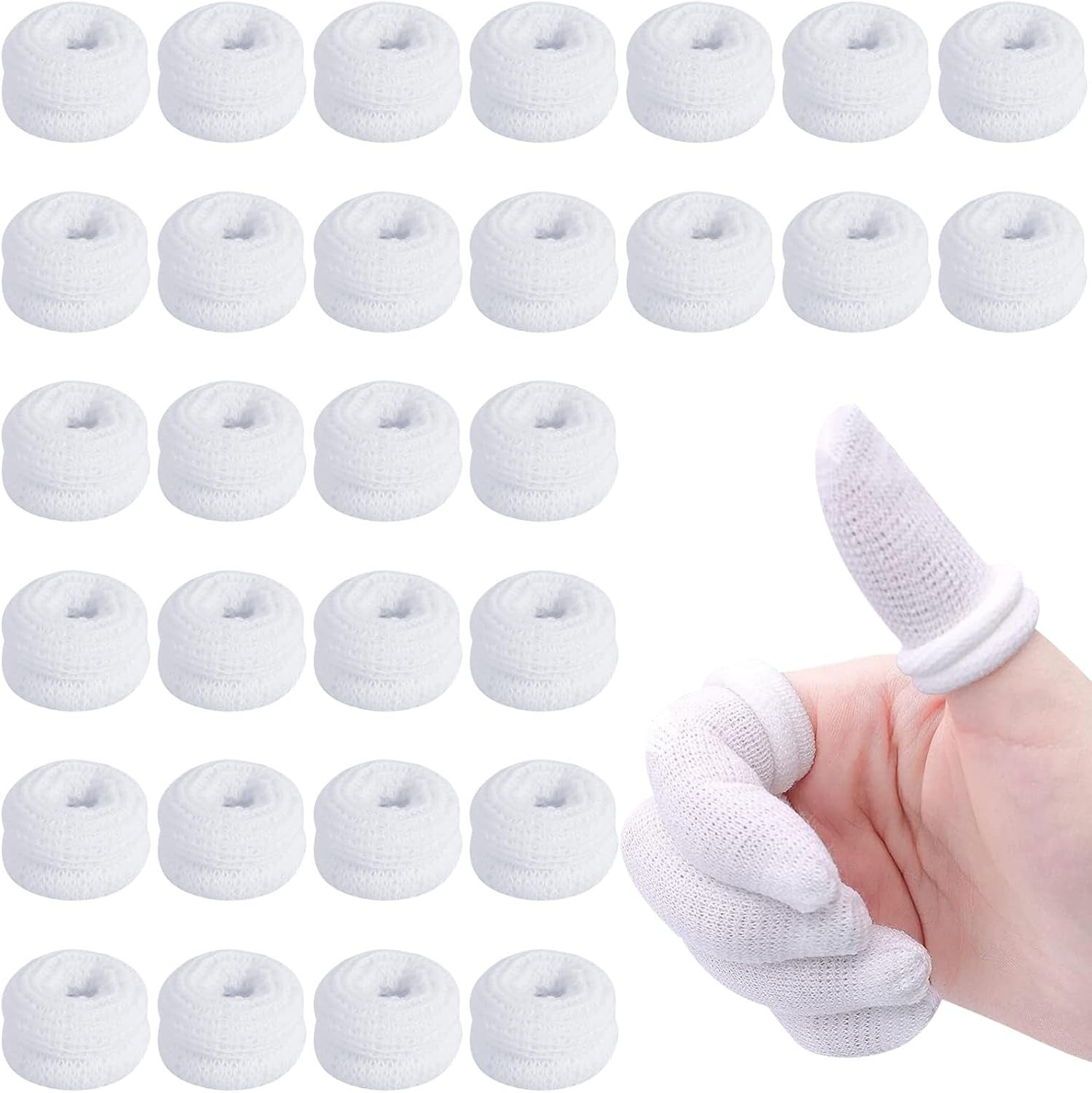 Fingerverband 30 Stück Fingerschutz Fingerschützer Fingerpflaster Fingerlinge W
