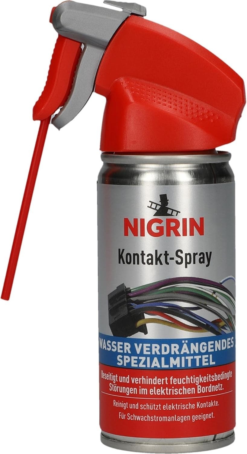 NIGRIN Kontakt-Spray für Elektronik, zur Reinigung und Schutz von elektronischen