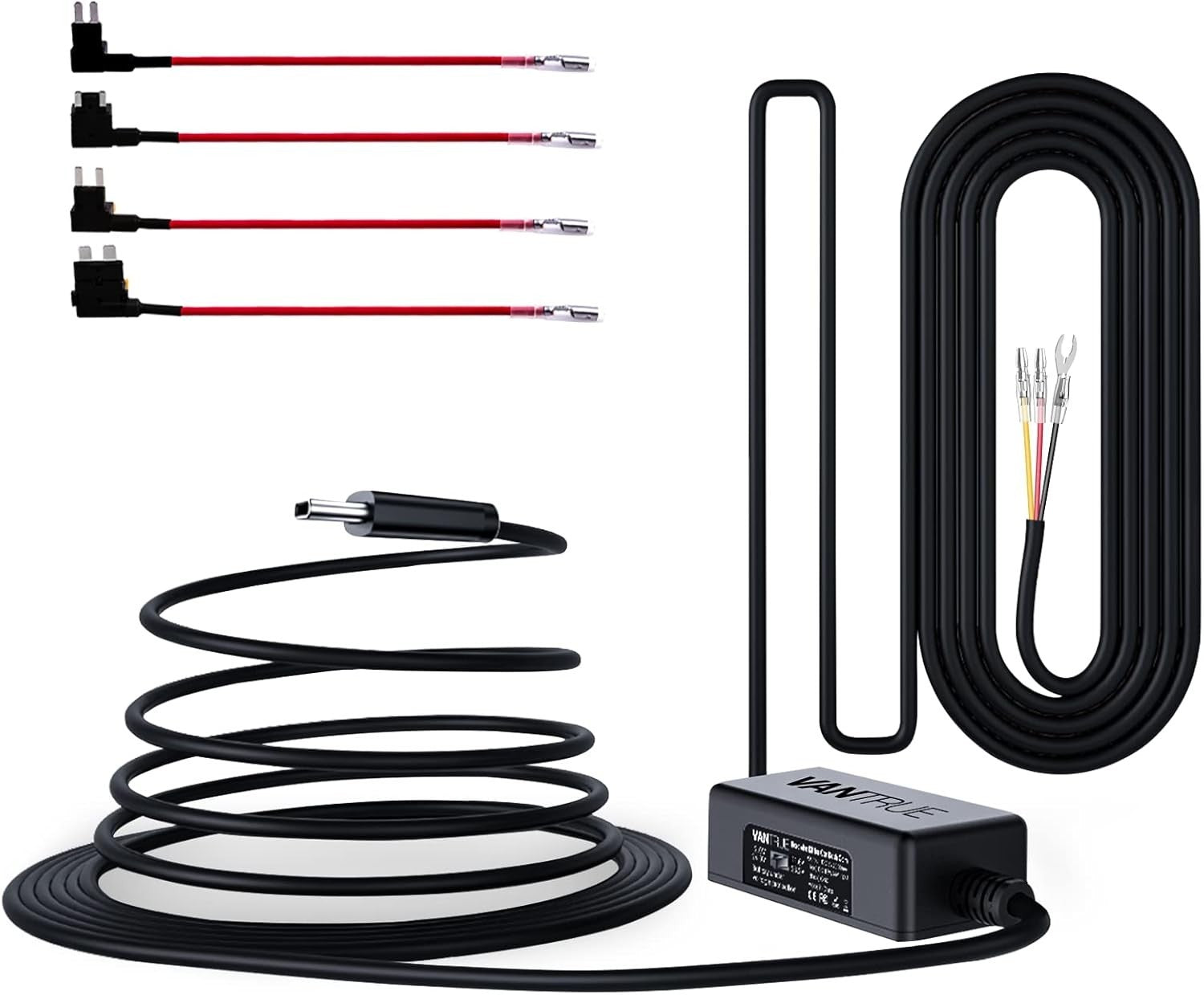 VANTRUE USB-C Hardwire Kit Mit 2 Stufen Und Acc Kabel Für N Serie/E Serie/S1Pro/