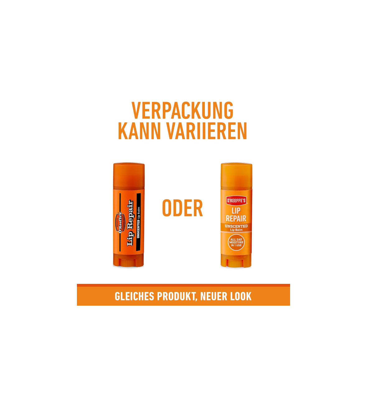O’Keeffe’s Lip Repair Unperfumed Lip Balm – Intensiv Pflege für Trockene Lippen