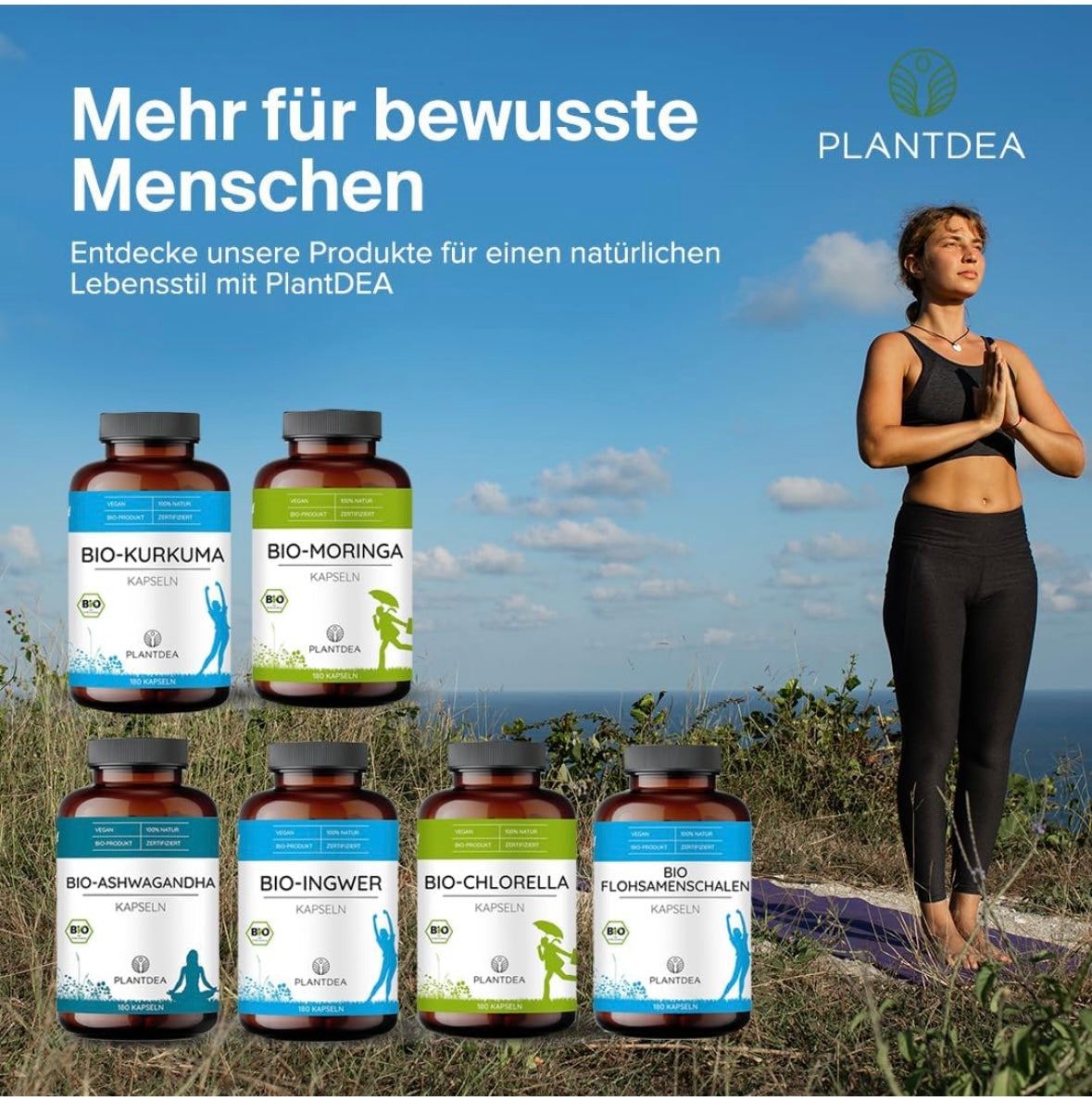 Bio Moringa Kapseln 3000 mg – 180 Hochdosierte Kapseln – Vegan & Laborgeprüft