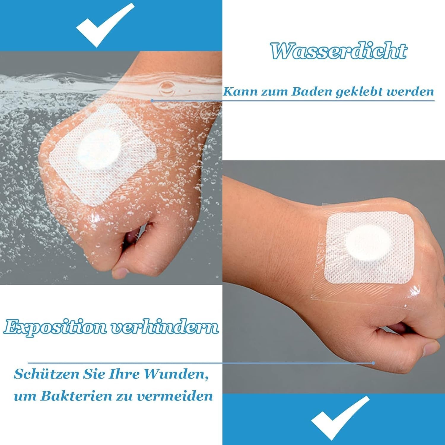 2 Rollen Tattoo Folie Transparent Tattoo Zubehör Wasserdicht 15CM* 2M Klebsto...