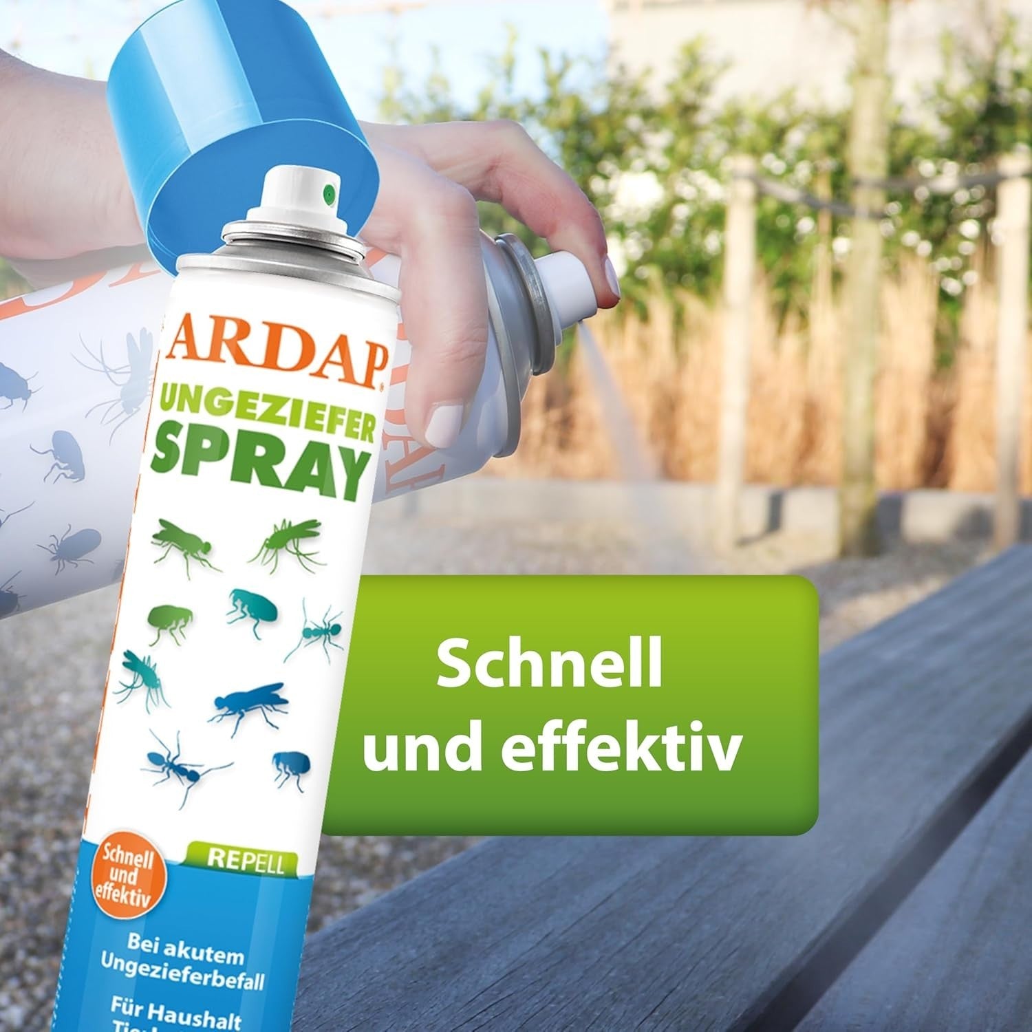 Ungezieferspray 750ml Schnellwirkung Gegen Insekten Für Wohnung Schädlingsfrei