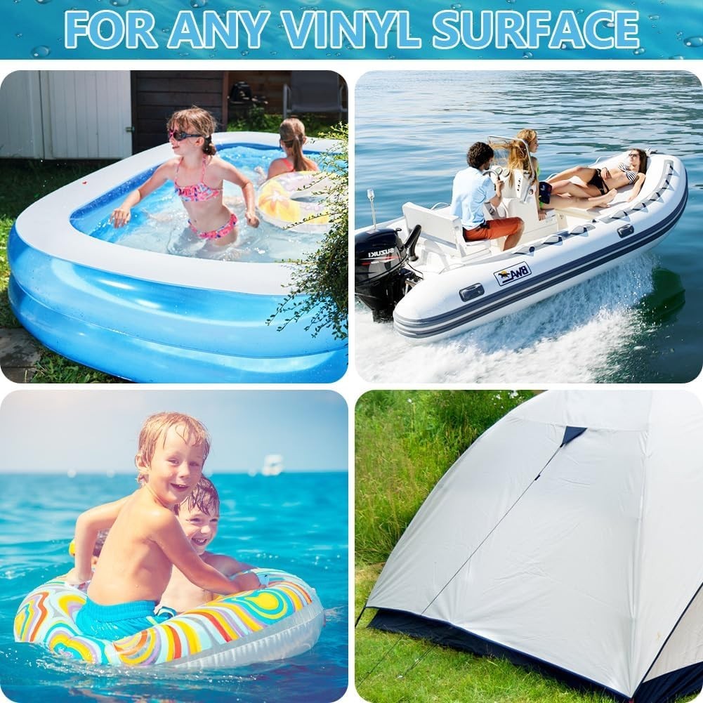 Pool Reparaturset, Pool Flickzeug, Wasserdicht Luftmatratze Reparaturset
