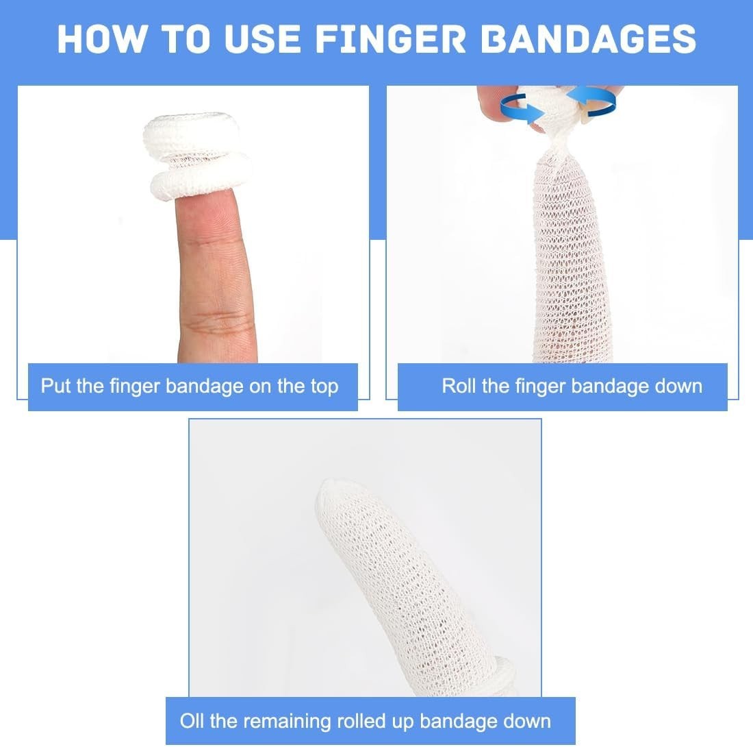Fingerverband 30 Stück Fingerschutz Fingerschützer Fingerpflaster Fingerlinge W