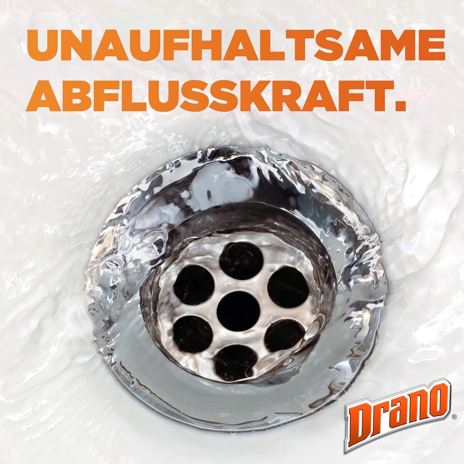 Drano Extra Stark, Power-Granulat Rohrfrei Abflussreiniger, 500g