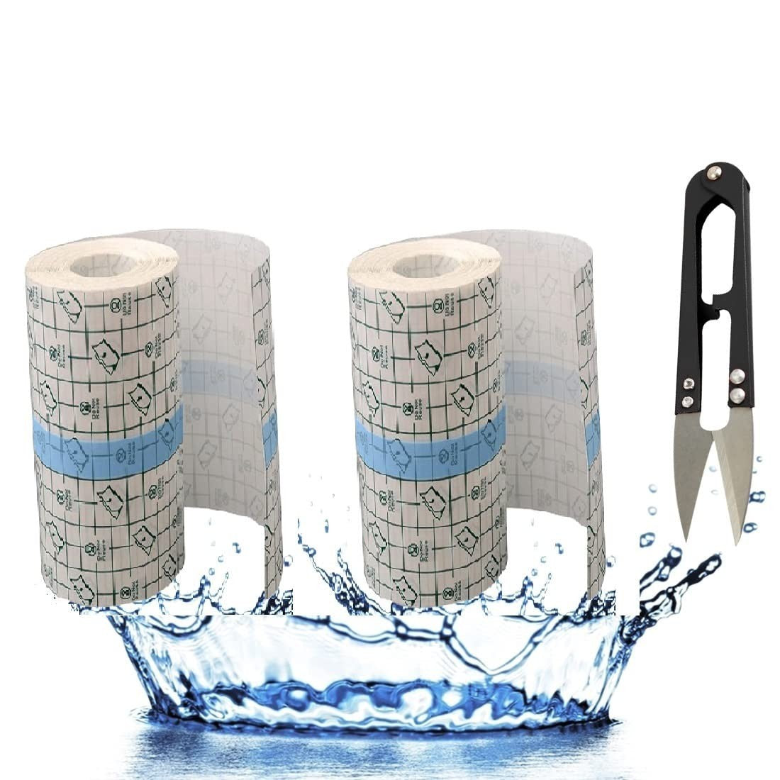 2 Rollen Tattoo Folie Transparent Tattoo Zubehör Wasserdicht 15CM* 2M Klebsto...