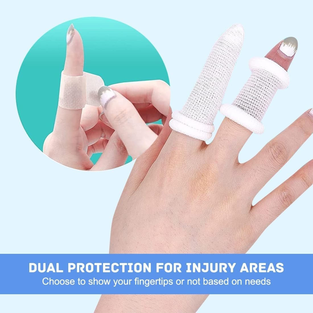 Fingerverband 30 Stück Fingerschutz Fingerschützer Fingerpflaster Fingerlinge W