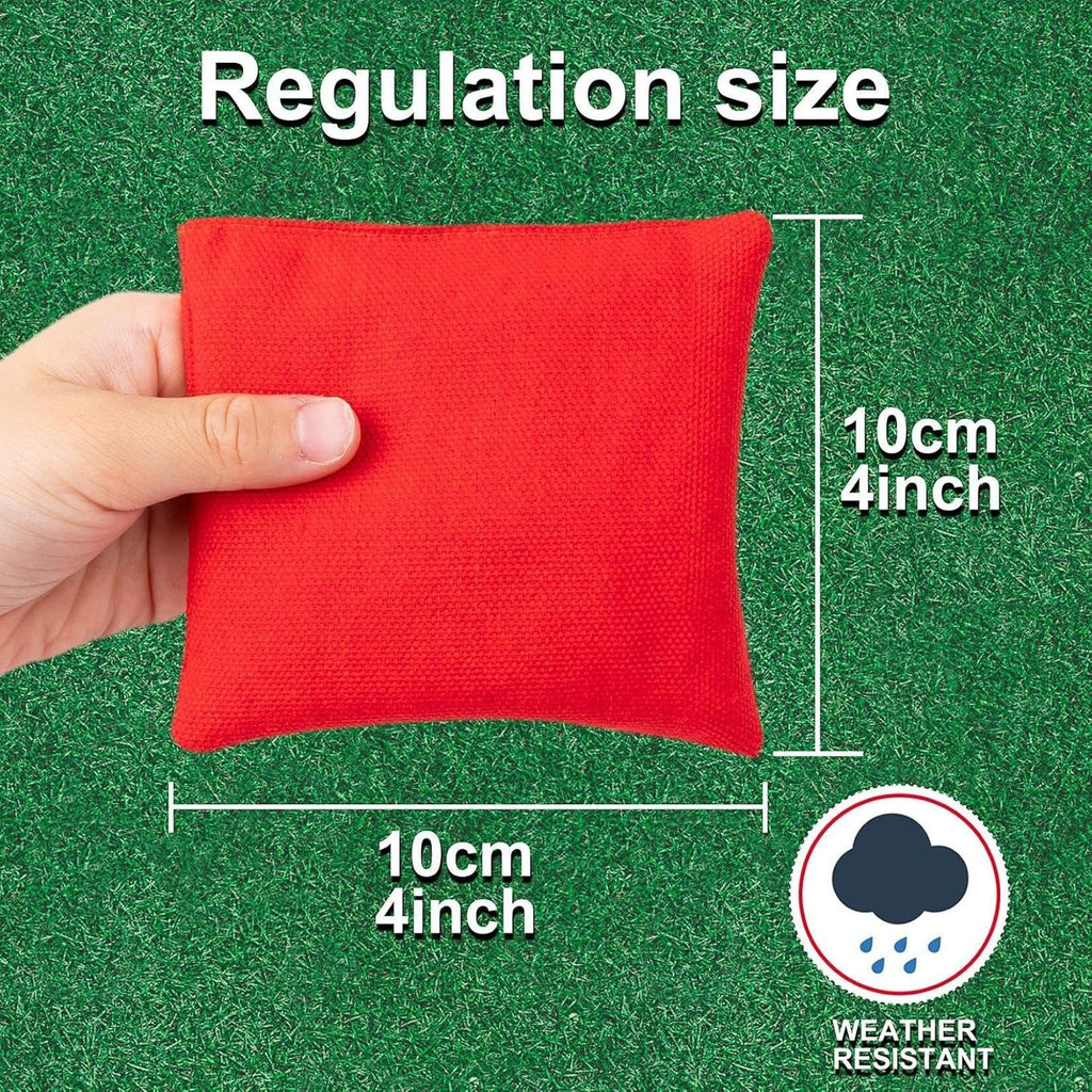 10 Stück Cornhole Säckchen 10X10Cm,Bean Bag Wurfspiel Set Für Kinder,Fun Sports - PRIMASHOP