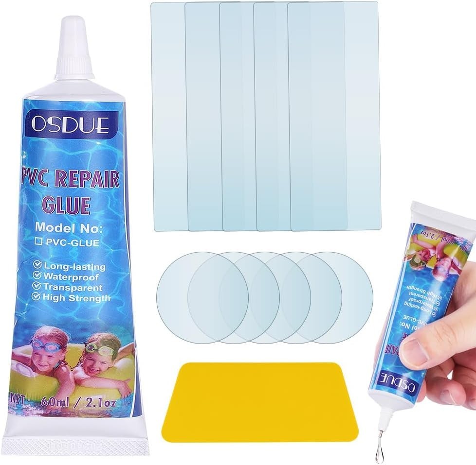 Pool Reparaturset, Pool Flickzeug, Wasserdicht Luftmatratze Reparaturset