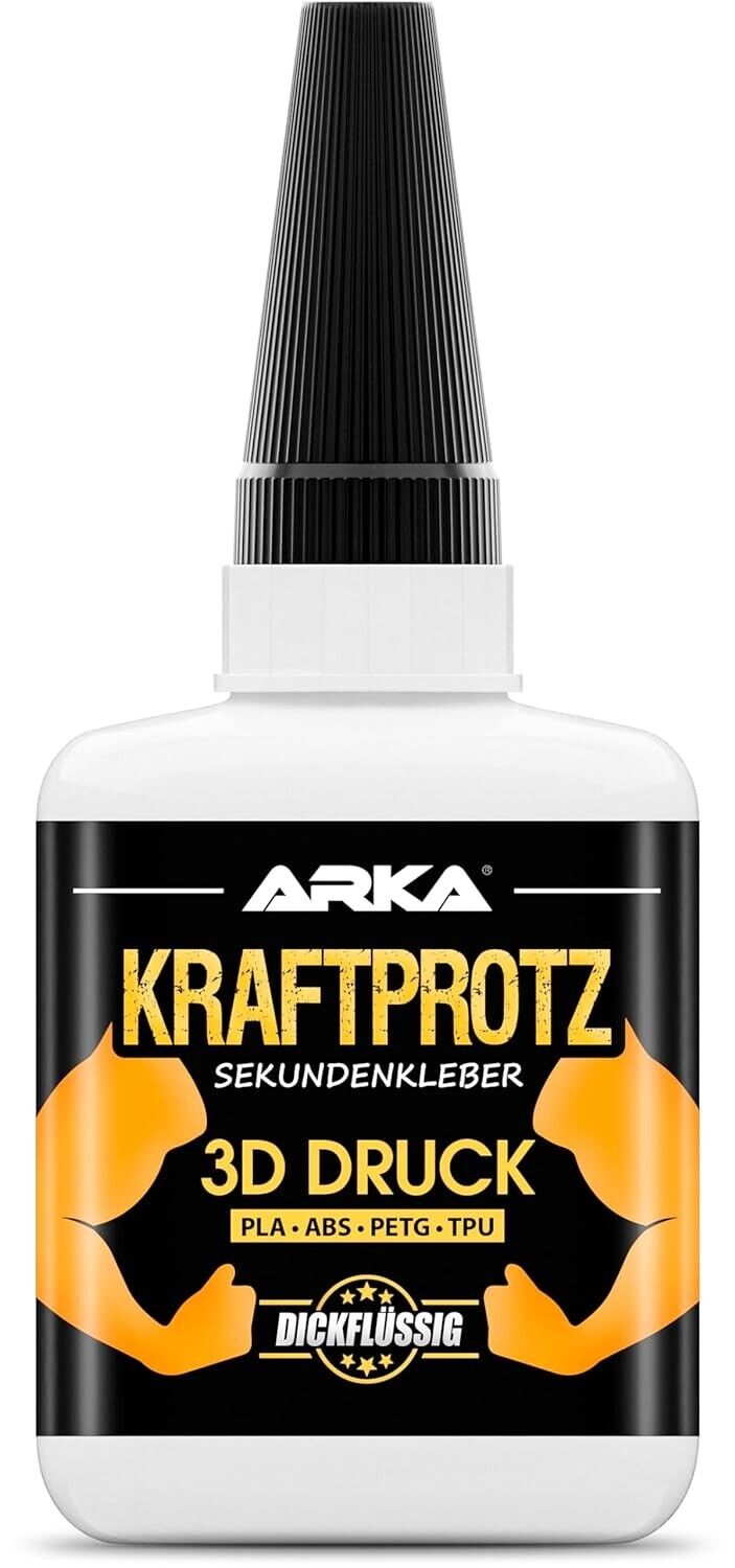 50 g 3D DRUCK Sekundenkleber extra stark - Inkl. Anti-Austrocknung