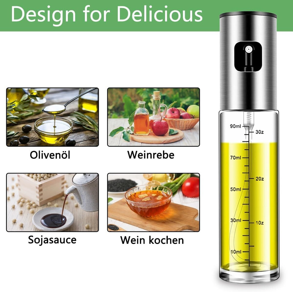 〖Verstärkte〗Ölsprüher Zum Kochen, Öl Sprühflasche, Ölspray Zum Kochen, Olivenöls