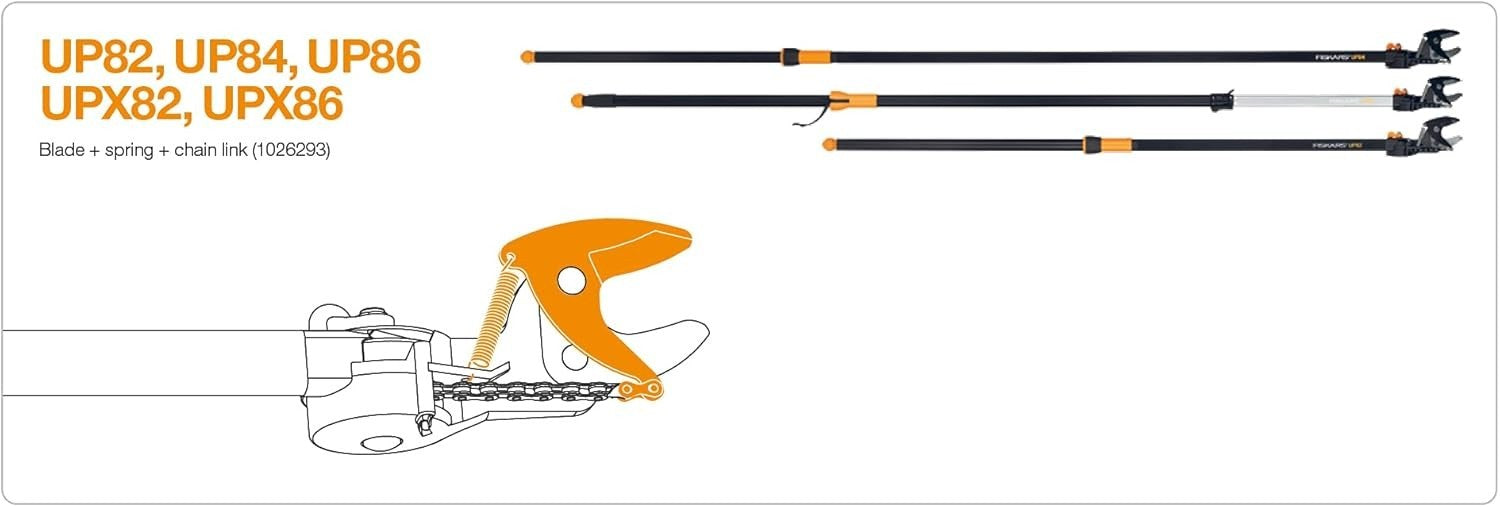 Original Ersatzteil Set Fiskars Bypass Schneidgiraffe UPX82-UPX86-UP82-UP84-UP86