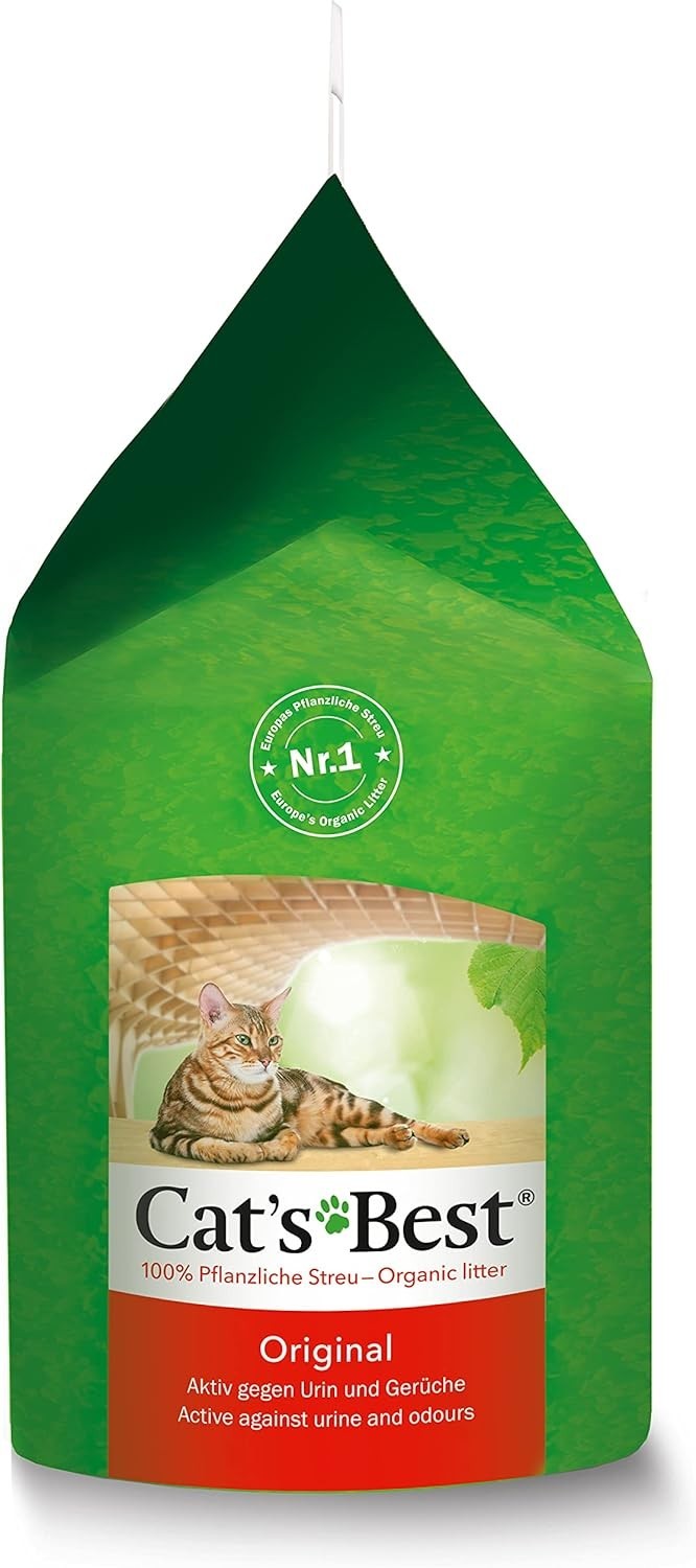 Cat's Best Original 10L – Pflanzliche Klumpstreu mit starker Geruchsbindung